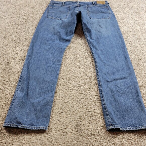 Polo Ralph Lauren Jeans Mens 40x34 Straight Blue Medium Wash Denim - Picture 5 of 5